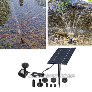 Solar Water Fountain 1.8W 24V Low Pressure Single Hole Direct Injection Garden Pond Landscape Pump With Solar Panel - Product Image 4