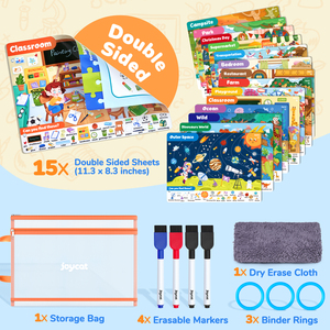 आनन्द के शैक्षिक खिलौने प्रीशशांत संवादात्मक बच्चों के दृश्य उपहार बॉक्स गतिविधि शिक्षा कार्ड सीखने के कार्ड - Product Image 2