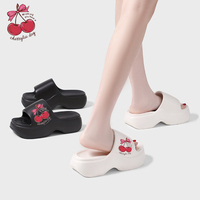 Cherry Design sandales à talons pour femmes haute plate-forme été dames sandales à semelles compensées poids léger diapositives pantoufles temps chaud chaussure