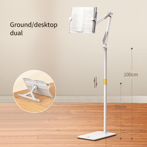 Supporto per <span class=keywords><strong>Libri</strong></span> 2 in 1 da Pavimento e Scrivania, Regolabile in Altezza, per <span class=keywords><strong>Libri</strong></span>, Letto, Divano, Tablet, iPad - Product Image 6