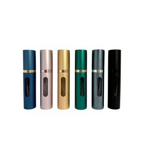 Flacone Atomizzatore di Profumo in Vetro Opaco da 5ml con Apertura a Finestra, Personalizzabile con Logo, Ricaricabile, Serigrafia, Vendita all'Ingrosso - Product Image 1