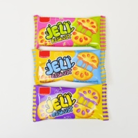 Vente en gros de biscuits sandwichs sains remplis de confiture-Snack nutritif avec garnitures aux fruits naturels