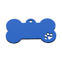 Porte-clés personnalisé Actc pour chien avec gravure laser en alliage, pour les coordonnées du propriétaire