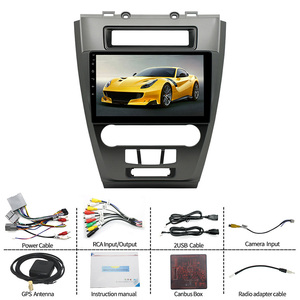 Pantalla táctil de 10 pulgadas <span class=keywords><strong>Bluetooth</strong></span> Carplay 2 Din Autoradio Android REPRODUCTOR DE Radio Multimedia para Ford Mondeo Fusion 2009 2010 ~ 2012 - Product Image 3