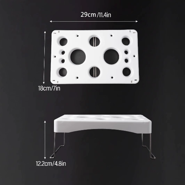 สีขาว-ไม่มีถาด