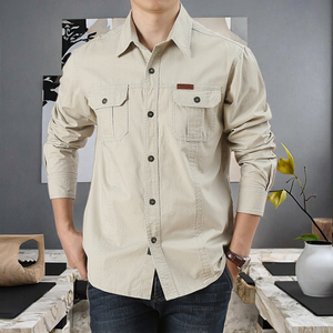 Designer <b>Men's</b> Casual Oversized Luxury <b>Long</b> <b>Sleeve</b> <b>White</b> <b>Shirt</b> High Quality Anti-Pilling Knitted Weaving Method - Product Image 3