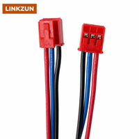 Câble de signalisation et d'alimentation 3 broches PHB avec boîtier rouge pour module de base de charge de lave-sol et appareils électroménagers