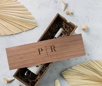 Boîte en noyer ou pin pour vin porte-champagne cadeau romantique boîte à vin en bois pour mari femme