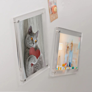 Tùy Chỉnh Rõ Ràng Acrylic Xi Lanh Hình Ảnh Khung Hai Mặt Nam Châm Nhựa Thủ Công Mỹ Nghệ Cho 4 ", 5", 6 ", 7", 10 "A5, A4 Khung Ảnh - Product Image 1