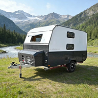 Mini-caravane légère tout-terrain pour moto et VTT, remorquable par SUV