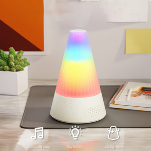 Nueva Lámpara de Mesa Decorativa 2025 con Música Bluetooth, Luz Nocturna Giratoria con Atenuación Gradual y Ambiente Colorido - Product Image 1