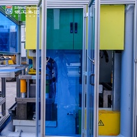 Ligne de production entièrement automatique de machines à contenants en aluminium multifonctionnelles et efficaces avec presse à découper à capot de protection