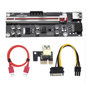 2021 <span class=keywords><strong>VER009S</strong></span> บวก PCIe PCI-E <span class=keywords><strong>Riser</strong></span> Card Ver 009S USB3.0อะแดปเตอร์ต่อ16X 1X - Product Image 1