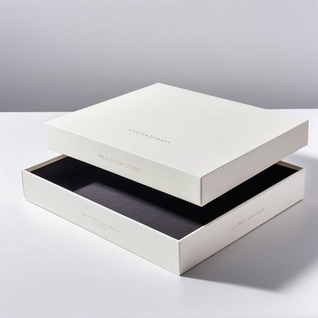 Custom Logo Luxury Empty Lid and Base Gift Boxes Paper Packaging 2 Pieces Rigid Box