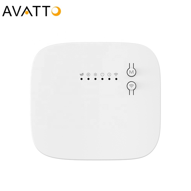 AVATTO Zigbee Fil Pilote Smart Programmable Thermostat Support Ecowatt Electricity Monitoring App Control for Radiators Heating