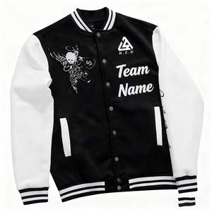 Chaqueta de Béisbol para Club de Fans al por Mayor de Fábrica, Pedido al por Mayor para Grupos de Aficionados, Parches y Apodos Personalizados de Alta Calidad Bienvenidos - Product Image 1