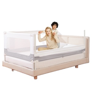 Barandilla de Cama Chocchick de Material Oxford Resistente para Bebés y Niños Pequeños, Varios Tamaños, <span class=keywords><strong>Barrera</strong></span> Lateral - Product Image 1