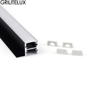 Perfil de Aluminio LED en Forma de U, Luminiscente de Doble Cara, Empotrado en la Parte Posterior, para Iluminación de Gabinetes de Cocina - Product Image 5