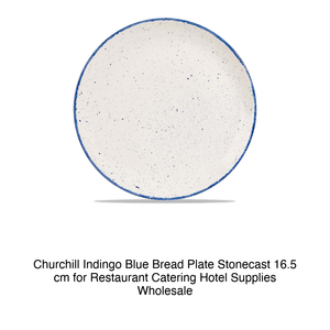 Assiette à pain bleu indigo 16,5 cm Churchill Stonecast -12- Shbievp6 - Product Image 2