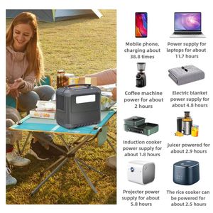 Station d'alimentation noire personnalisée 1000W 716,8Wh à onde sinusoïdale pure <span class=keywords><strong>avec</strong></span> lampe torche, panneau solaire et <span class=keywords><strong>batterie</strong></span> LiFePO4 pour la maison et l'extérieur - Product Image 6