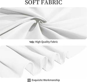 Mantel Redondo de Poliéster Estilo Americano al por Mayor, Mantel Blanco para Bodas, Mantel de Lujo para Fiestas, Manteles para Hotel - Product Image 4