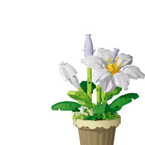 Modè<span class=keywords><strong>le</strong></span> <span class=keywords><strong>de</strong></span> plante en pot, ornement floral, mini-blocs <span class=keywords><strong>de</strong></span> construction en plastique, jouets <span class=keywords><strong>de</strong></span> divertissement, modèles d'art 3D, ensemble <span class=keywords><strong>de</strong></span> jouets, cadeaux <span class=keywords><strong>de</strong></span> Noël - Product Image 1