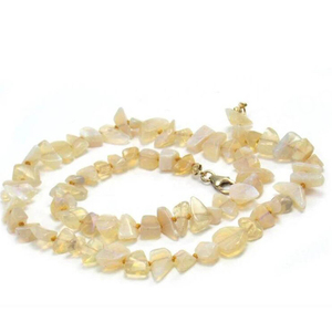 Collar de Ópalo Único de Plata 925S, Collar de Ópalo Real, Oro Blanco de 18K, Joyería con Piedras Naturales para la Elaboración de Joyas - Product Image 3