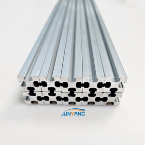 Usine <span class=keywords><strong>Alu</strong></span> Vente à Chaud 1515 2020 <span class=keywords><strong>3030</strong></span> 3060 5050 Fente en V Fente en T Ligne d'assemblage industrielle d'extrusion d'aluminium Profilés en aluminium - Product Image 2