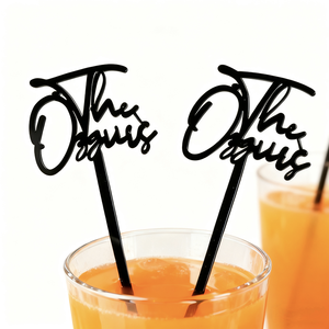 ไม้คนเครื่องดื่มค็อกเทลทำจากอะคริลิคใช้คนเครื่องดื่มตัดด้วยเลเซอร์สำหรับงานแต่งงานงานปาร์ตี้กาแฟสไตล์ใหม่ตามสั่ง - Product Image 6