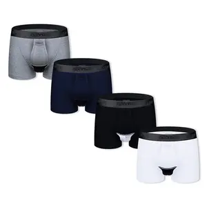 Sous-vêtements Homme Marque Haute Qualité 95% Coton 5% Spandex Boxer Respirant Sous-Vêtements Pour Hommes