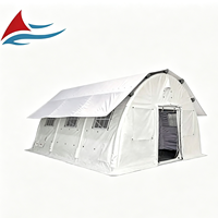 Tente médicale d'urgence gonflable portable haute pression à déploiement rapide avec auvent pour les urgences sur le terrain (vente en gros)