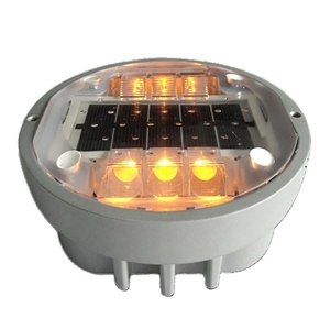 Marcador de Pavimento LED Solar, Luz de Seguridad Vial con Energía Solar, Marcador de Carretera de Aluminio Impermeable para Carreteras - Product Image 1