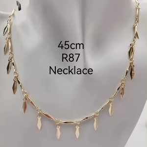 Collana Xuping in oro 24K, nuovo stile, gioielli per <span class=keywords><strong>donna</strong></span> - Product Image 6