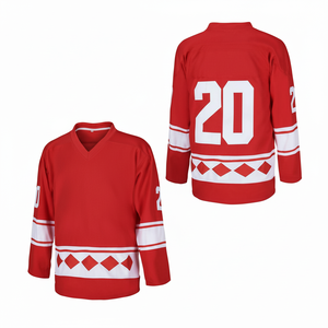 Maillot de crosse fabriqué en usine 100% polyester confortable nouveau design avec impression de logo personnalisé - Product Image 1