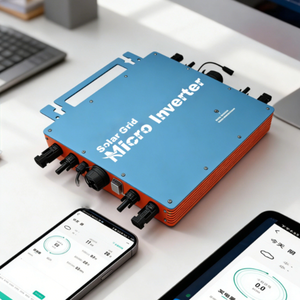 Microinversor de 2400W con Protección Contra Reflujo, Cero Exportación, MPPT con 99% de Eficiencia, IP66 para Exteriores, Inversor Solar Conectado a la Red con WIFI - Product Image 1