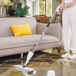 Mocio a spruzzo multifunzione con manico magico a secco e umido facile da usare con testa rettangolare e palo in acciaio per uso domestico - Product Image 3