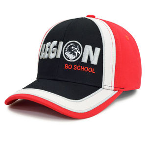 Gorra de Béisbol de 5 Paneles con Parte Superior Rígida, Diseño de Bloques de Color, Bordado Multicapa y Ribete en Contraste, Estilo Casual para Uso Diario - Product Image 3