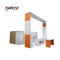 Boîtes lumineuses TIANYU pour stands d'exposition, éclairages pour la publicité, présentoirs 3*3 pour salons professionnels, stand d'exposition 4x3