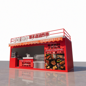 Conteneur mobile modulaire extensible <span class=keywords><strong>PINGUI</strong></span> personnalisé pour boutique, atelier, bar, café, magasin de proximité moderne, garantie 1 an - Product Image 3