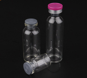 ขวดแก้วขนาด 3 มล. 5 มล. 10 มล. 15 มล. 20 มล. 25 มล. 30 มล. สำหรับขาย ขวดแก้วใสสำหรับบรรจุยาและน้ำ - Product Image 1