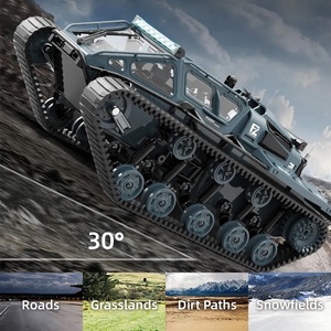 C8812 RIPSAW EV3 F4 RC off road xe tank drift xe 360 tốc độ cao trôi 2.4GHz tỷ lệ thuận với động cơ kép theo dõi RC Crawler - Product Image 4