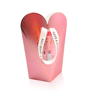 Caja de Regalo de Papel Impresa Personalizada, Caja de Embalaje de Cartón Reciclable con Asa de Listón para Navidad, San Valentín, Día de la <span class=keywords><strong>Madre</strong></span> - Product Image 1