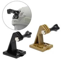 KAMPHO-Adaptateur de Casque Tactique pour Caméra d'Action Avant, Fixation Fixe, pour Rapide, Gopro, Cyclisme, Airsoft, Accessoires