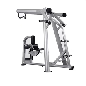 Máquina de remo sentado con doble unidad de fuerza para espalda, tipo Lat Pulldown, con carga de discos, recomendada por influencers de fitness - Product Image 4