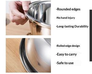 Ensemble de cuisine multifonctionnel 3-en-1 en acier inoxydable - Passoire, râpe, trancheuse pour le lavage du riz, la préparation de salades et la découpe des légumes - Product Image 6