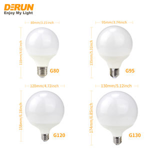 Nouvelle <span class=keywords><strong>ampoule</strong></span> LED à haut rendement lumineux, globe, verre laiteux, LED-GLOBAL, conforme aux normes ERP, CE, RoHS, G80, E27, 220-240V - Product Image 3