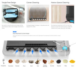 Yinzam legee 7หุ่นยนต์ดูดฝุ่น, หุ่นยนต์ดูดฝุ่น3000PA แข็งแรงหุ่นยนต์ทำความสะอาดระบบไจโรควบคุม<span class=keywords><strong>แอ</strong></span><span class=keywords><strong>ป</strong></span>สำหรับพื้นขนสัตว์เลี้ยง - Product Image 3