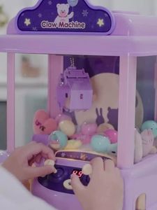 Máquina de garras para niños, pequeña, doméstica, mini máquina de pinzas para muñecas, operada con monedas, máquina de juguete para agarrar dulces, huevos sorpresa y bolas - Product Image 3