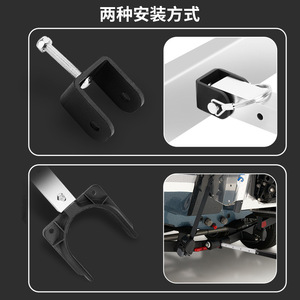 Inflatable Boat Motor <b>Bracket</b> 584mm Black <b>White</b> Adjustable Mount For Speedboat Engine Repair Replacement - Product Image 2