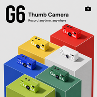 Kamera Mini Digital G6 Thumb Camera Laris Manis dengan Perekaman Video 1080P, Layar 0,96 Inci, Mikrofon Terintegrasi, dan Tipe-C